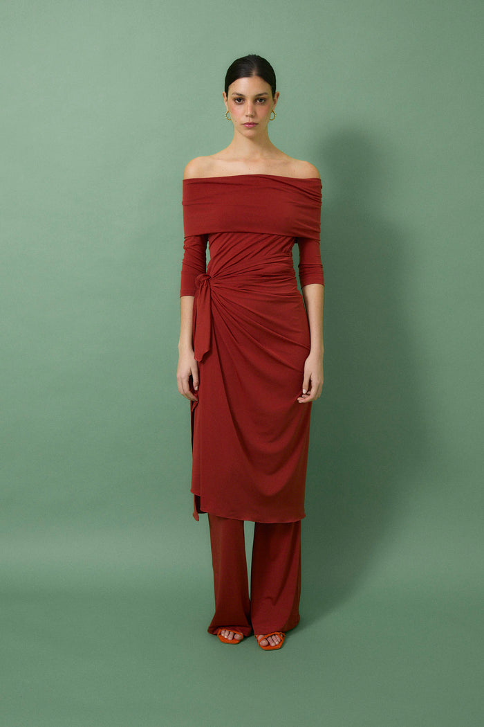 sophie and lucie TOTAL LOOK PAREO PUNTO CARMESÍ Outlet online