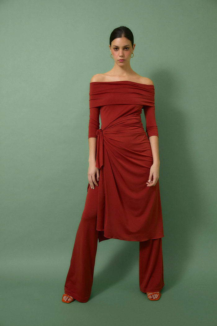 sophie and lucie TOTAL LOOK PAREO PUNTO CARMESÍ Outlet online