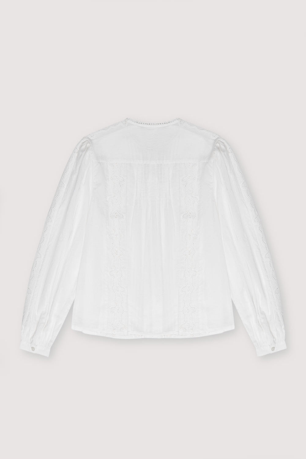 the new society Nemea Woman Blusa blanca Precios de Black Friday