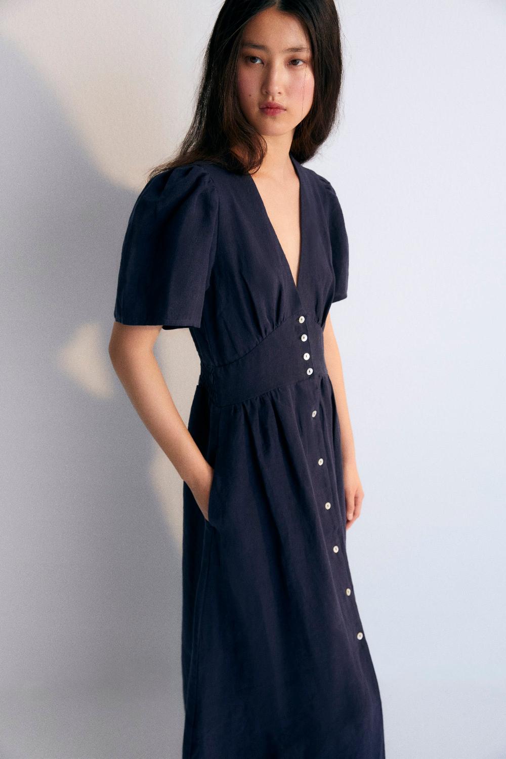 the new society Vestido de mujer Hera Marina Ofertas de temporada