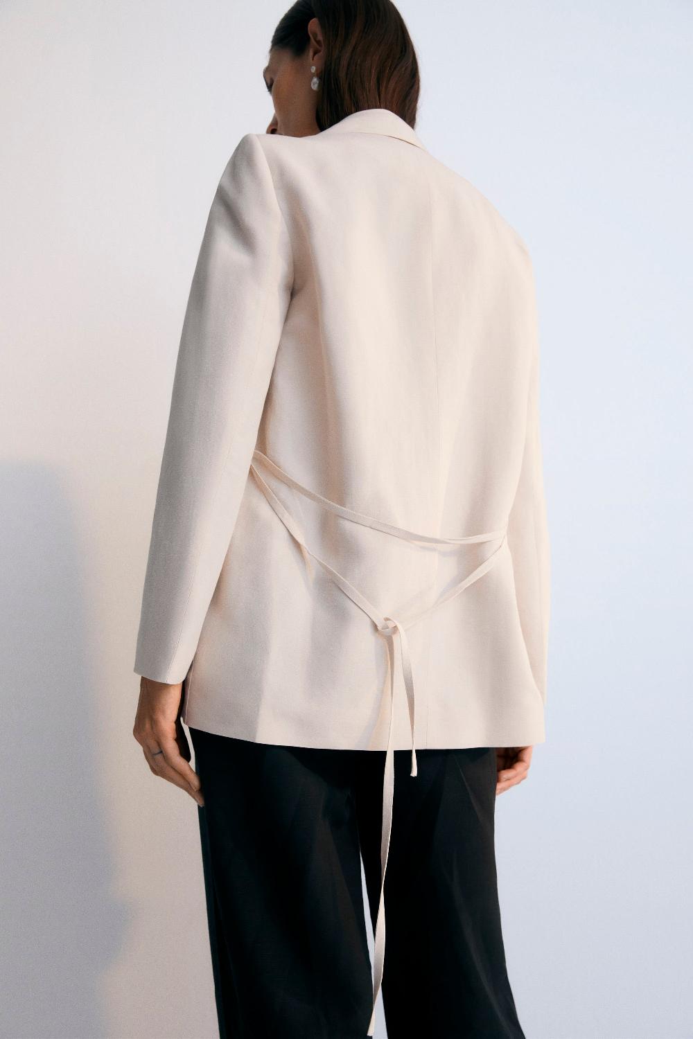 the new society Eros mujer blazer piedra Venta caliente