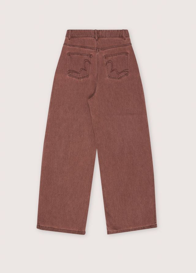 the new society Tribeca Mujer pantalón de castaño GLOW Gran oferta
