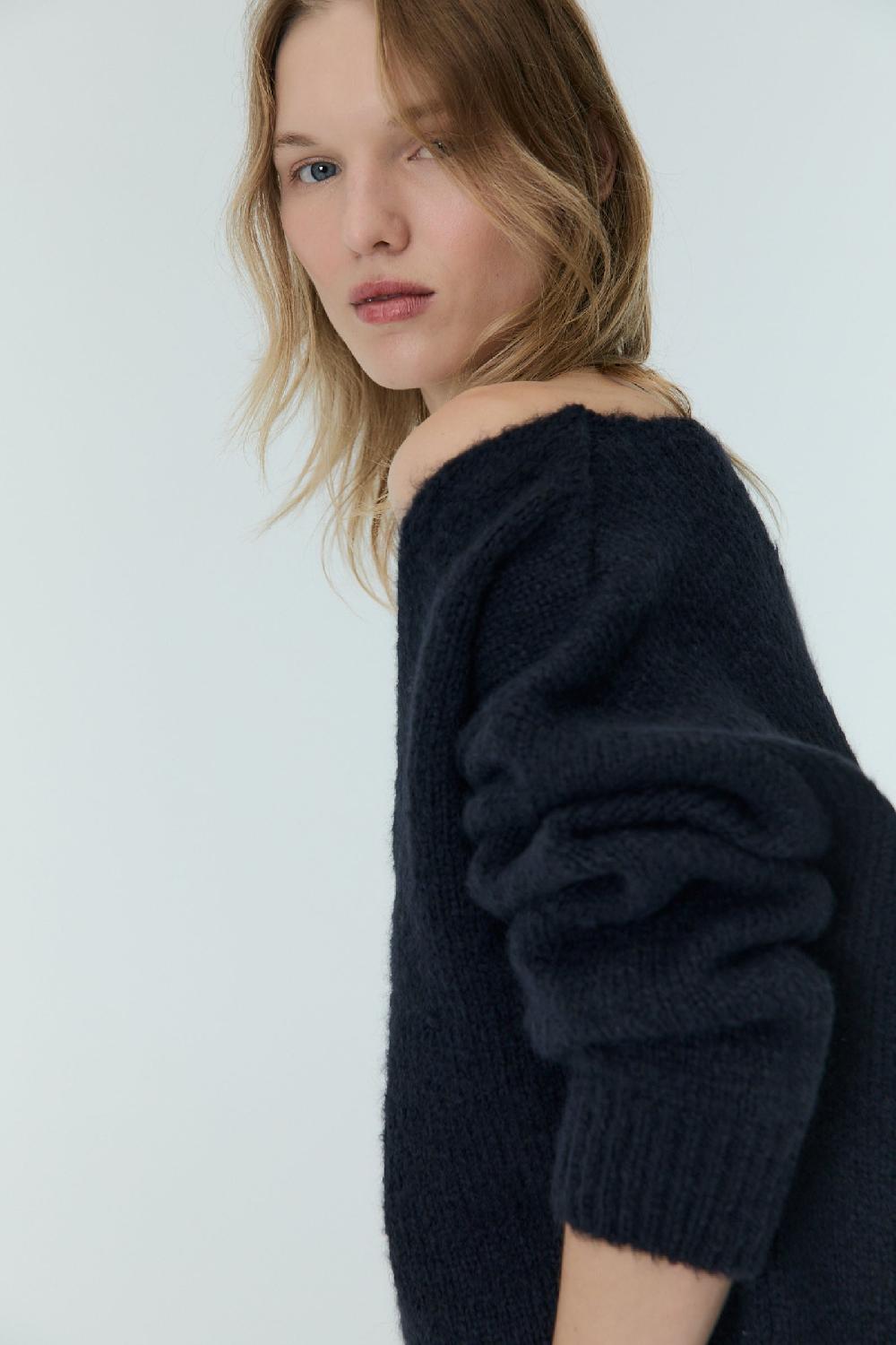 the new society Regina Woman Jumper Midnight Navy Liquidación