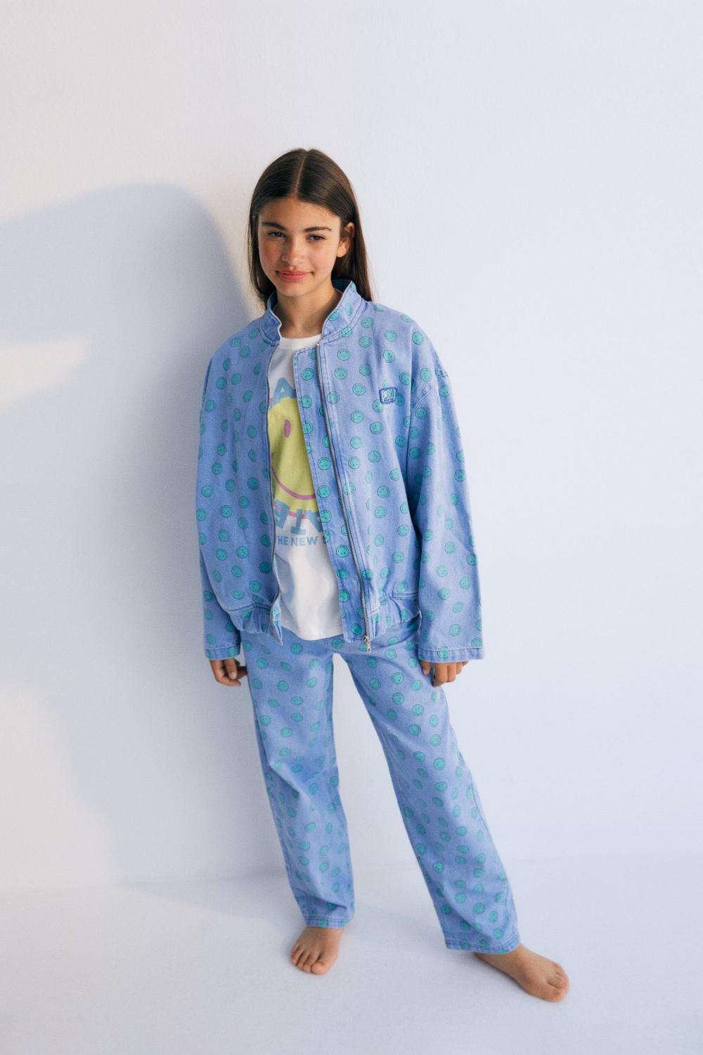 the new society Smiley Denim Bomber SmileyWorld® Rebajas de fin de temporada