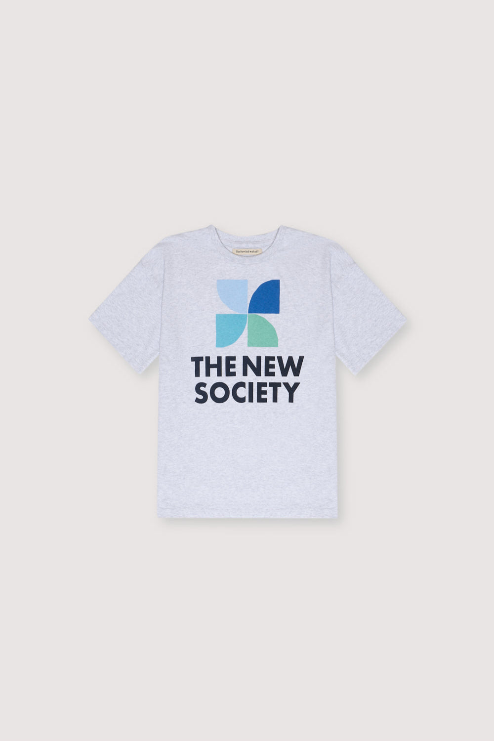 the new society Camiseta Mykonos Melange gris Gran oferta