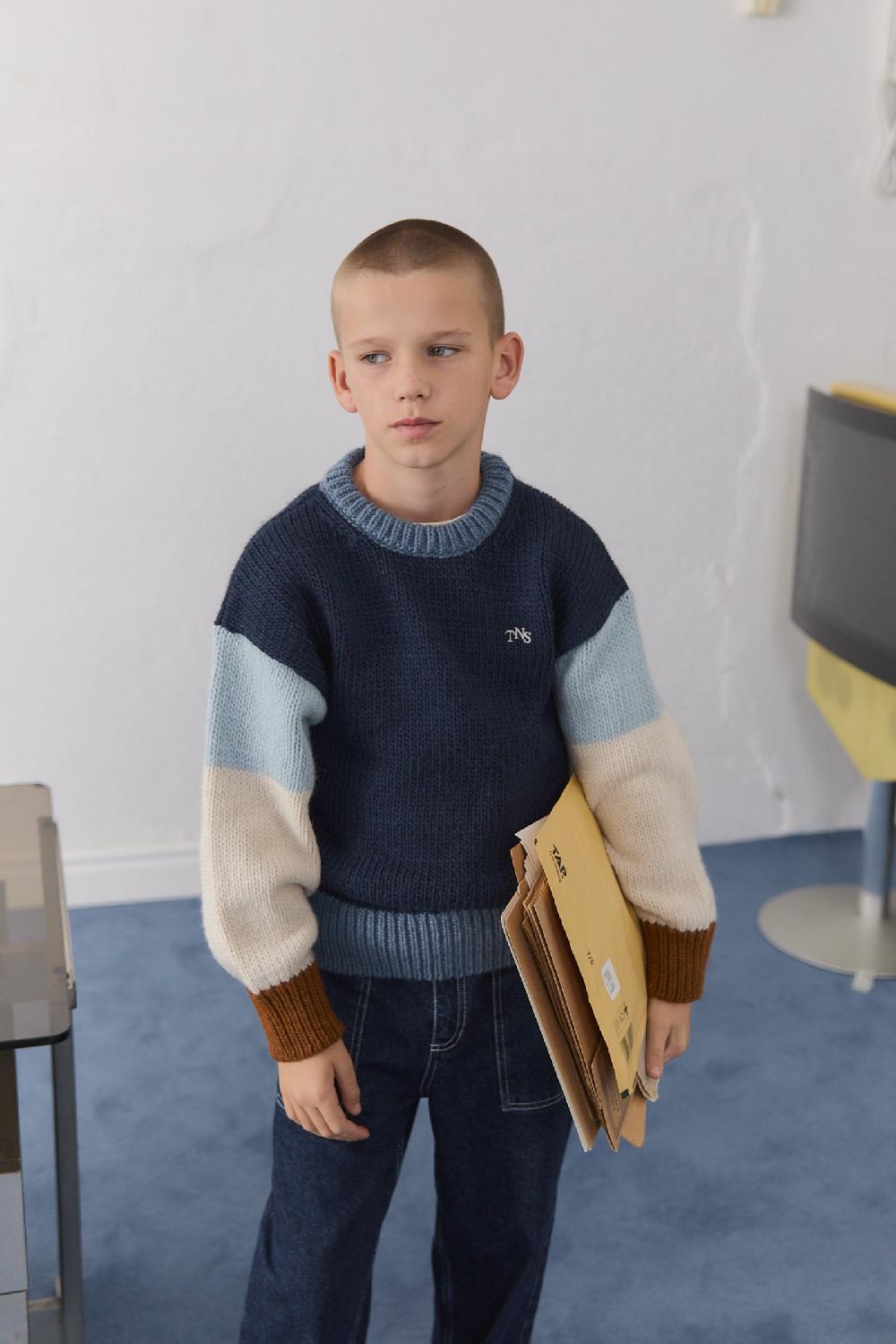 the new society Zernatt Jumper Midnight Navy Rebajas online