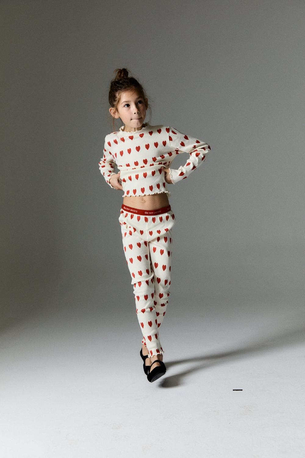 the new society Motif de amor de Legging de Singapur Envío gratis