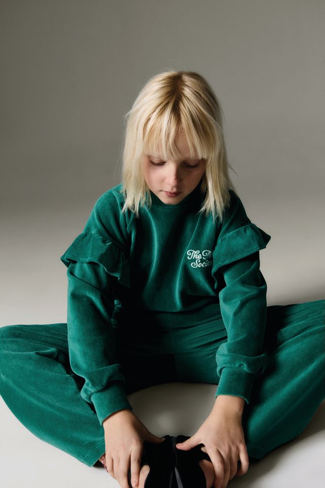 the new society Odense Sweater Retro Green Superdescuento