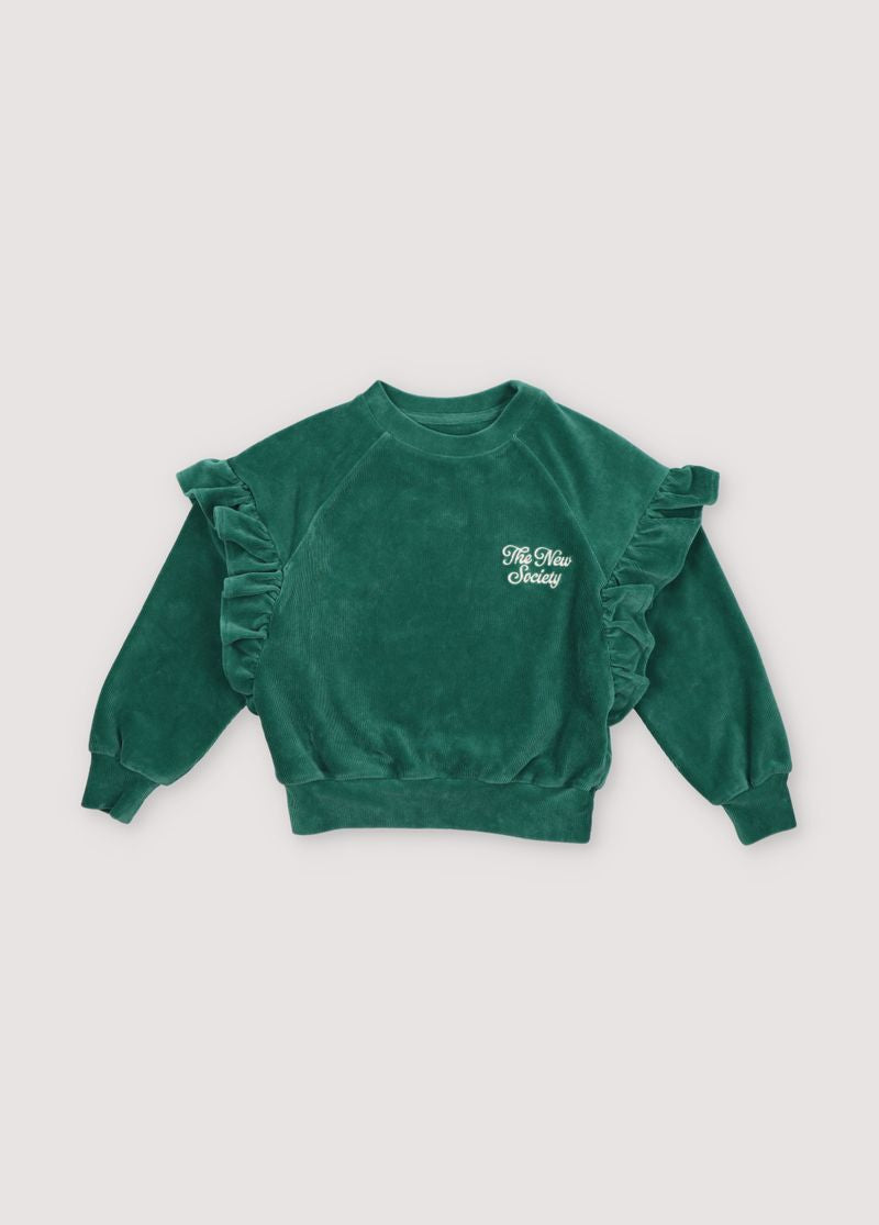 the new society Odense Sweater Retro Green Superdescuento