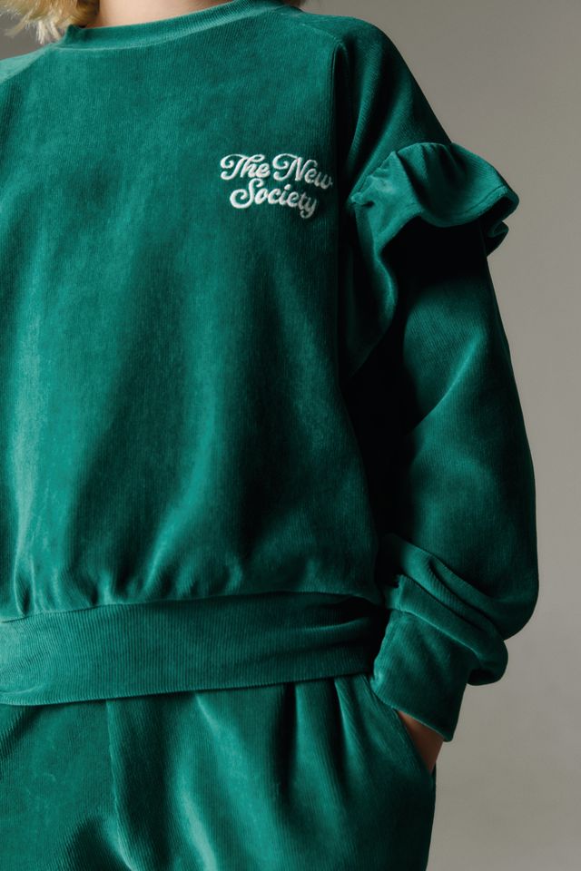 the new society Odense jogging retro verde Grandes descuentos