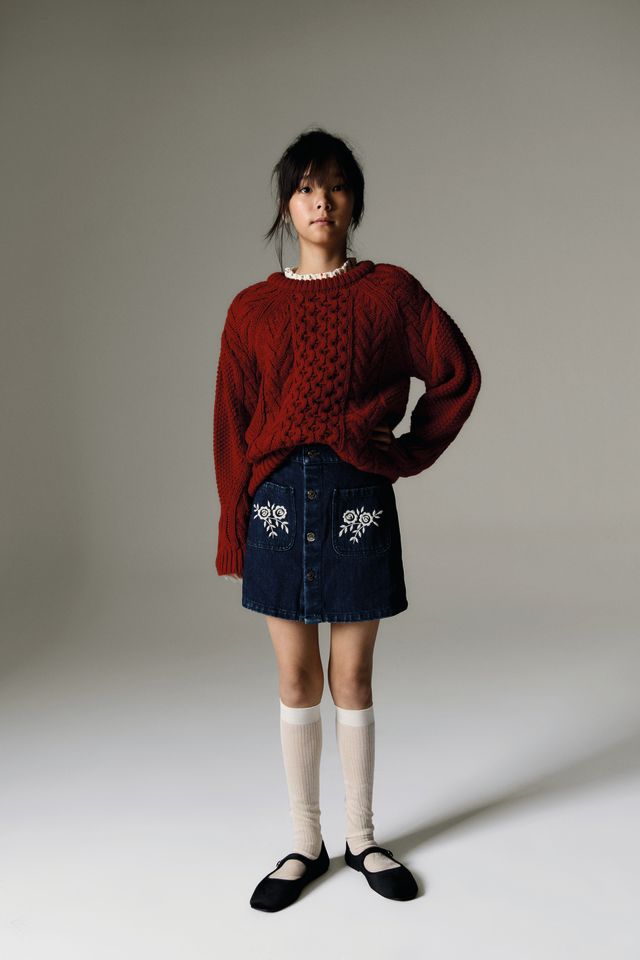 the new society Falda danubio Gran oferta