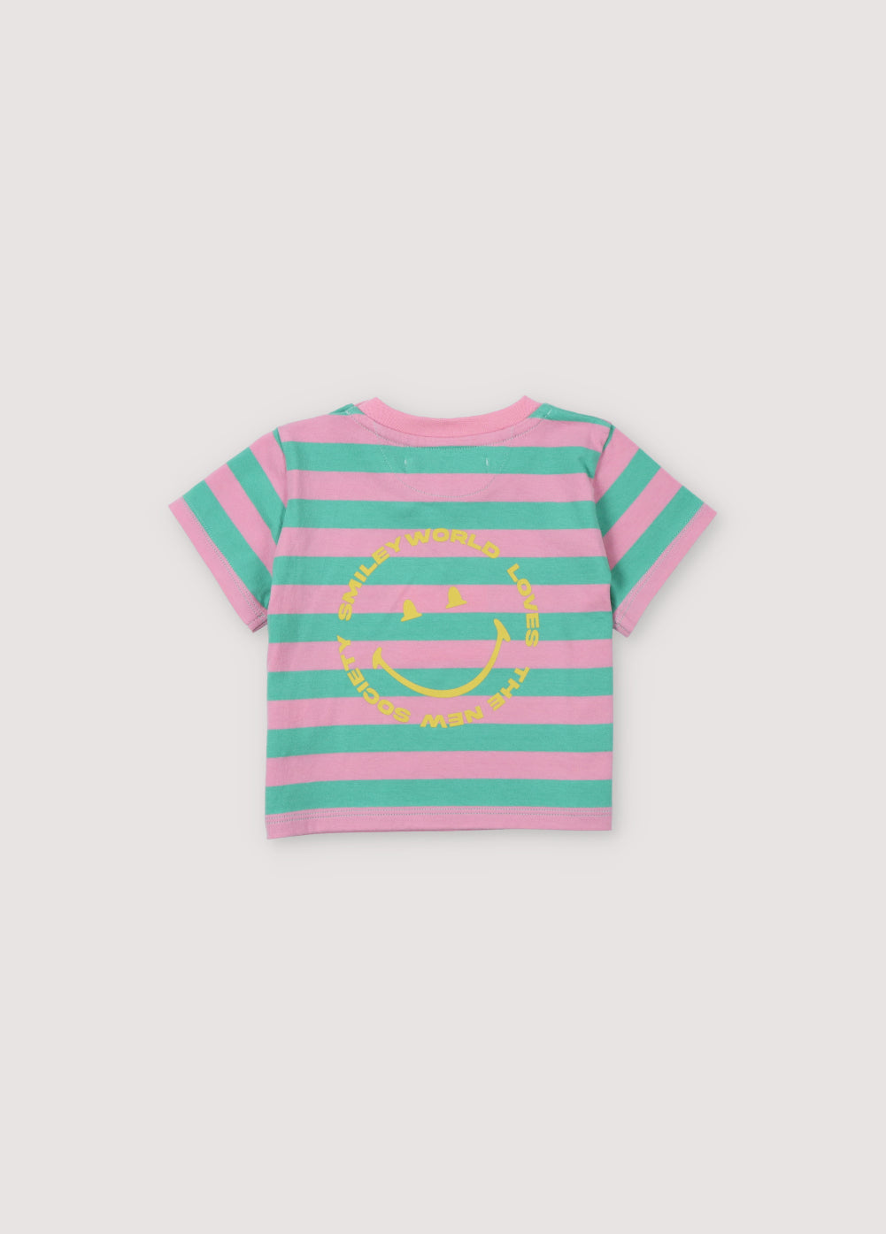 the new society Smiley Baby Camiseta Rayas Hibiscus Tienda