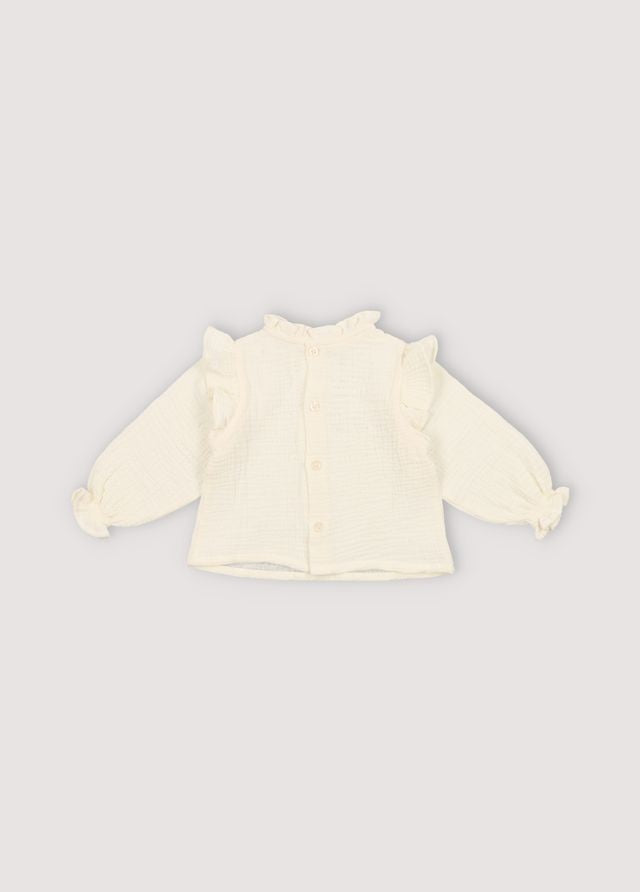 the new society Crema de vainilla de blusa para bebé glaciar Promoción por tiempo limitado