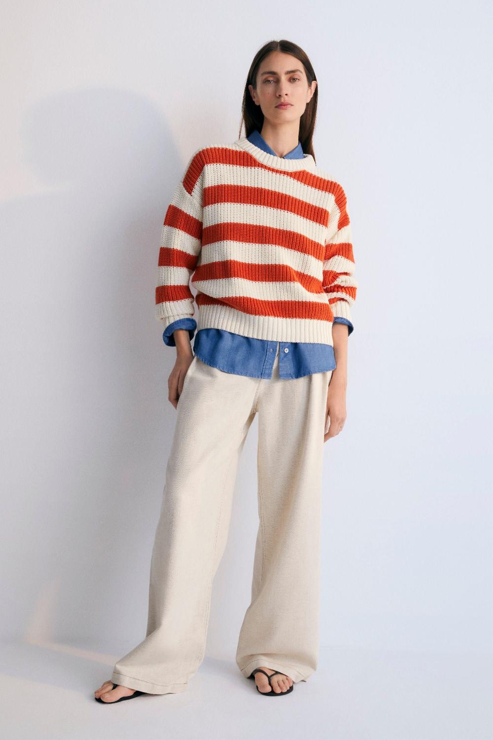 the new society Lassi mujer pantalón de lino vigor