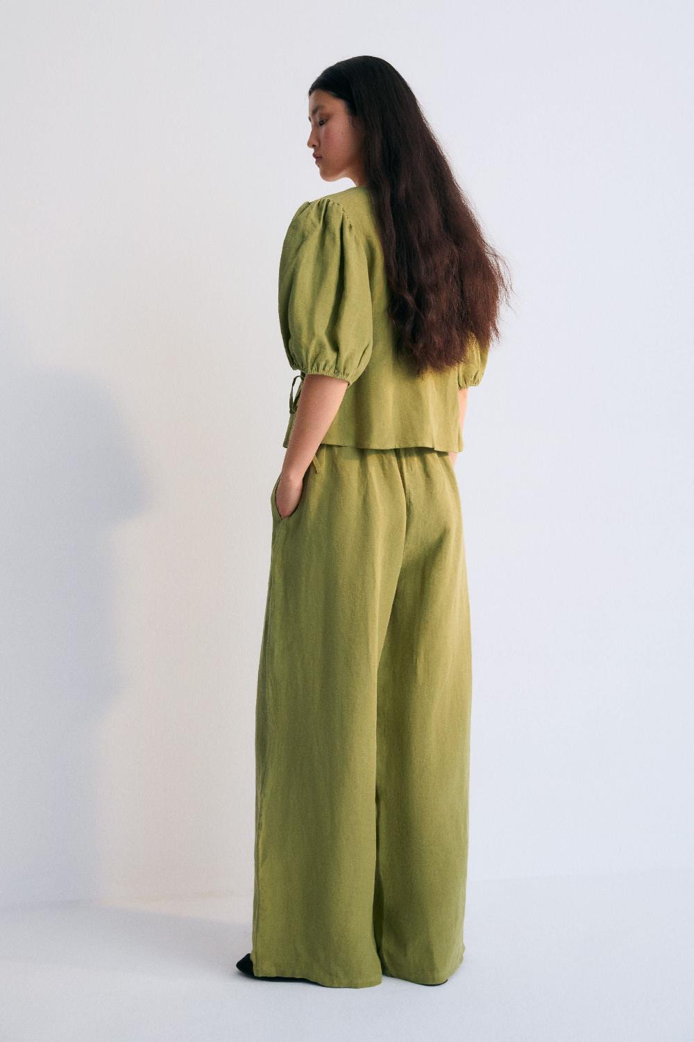 the new society Hera mujer pantalón oliva Precio de fábrica