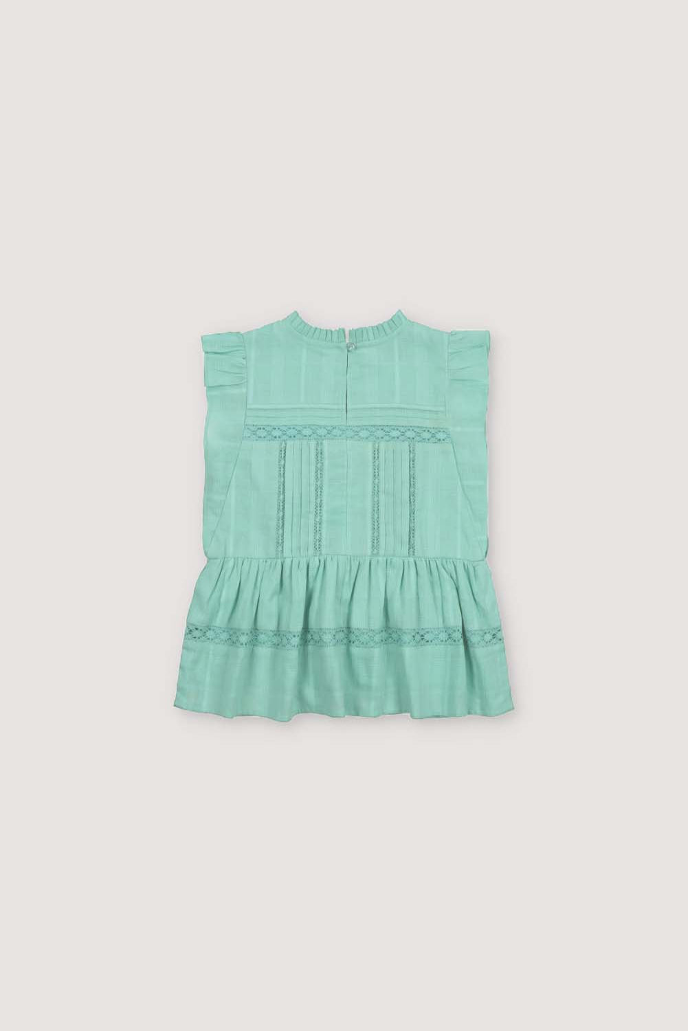 the new society Blusa corfú jade Solo hoy