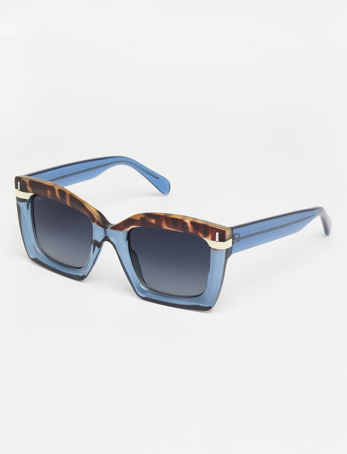 tiwi MALI Tricolor Vintage Tortoise/Blue/Beige Tienda de fábrica