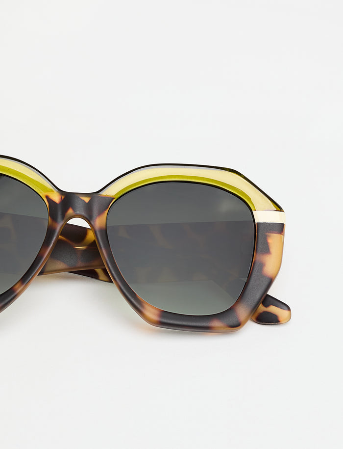 tiwi VEGA Tricolor Green Tortoise/Green/Beige Libre de impuestos