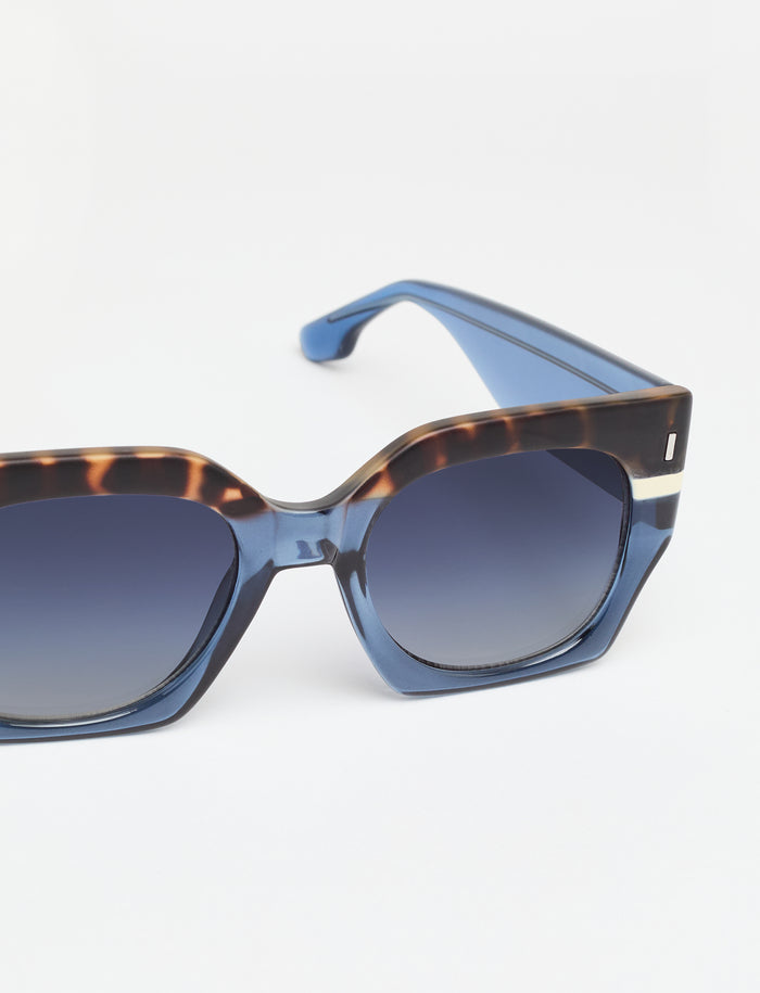 tiwi MATT Tricolor Vintage Tortoise/Blue/Beige Última moda