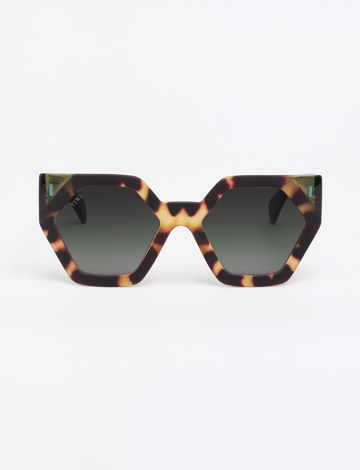 tiwi HEXAGON I Bicolor Green Tortoise / Shiny Green Descuentos del mes