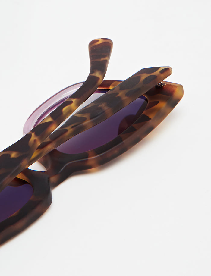 tiwi KERR Rubber Bicolor Green Tortoise/Shiny Lavender Libre de impuestos