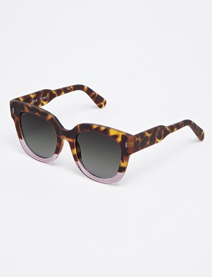 tiwi KERR Rubber Bicolor Green Tortoise/Shiny Lavender Libre de impuestos