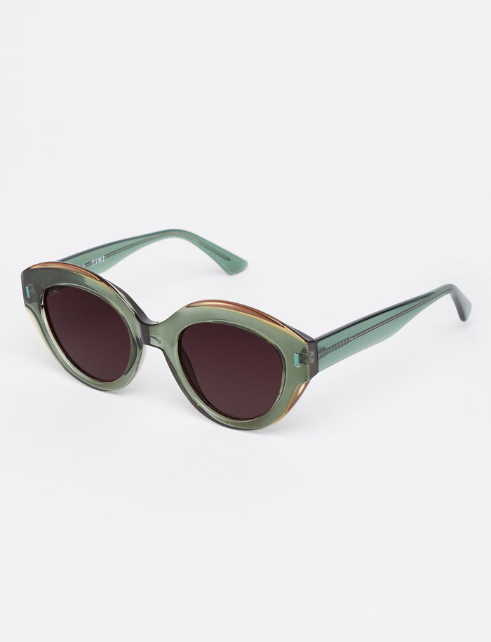 tiwi ANNE Shiny Green/Pink Tienda