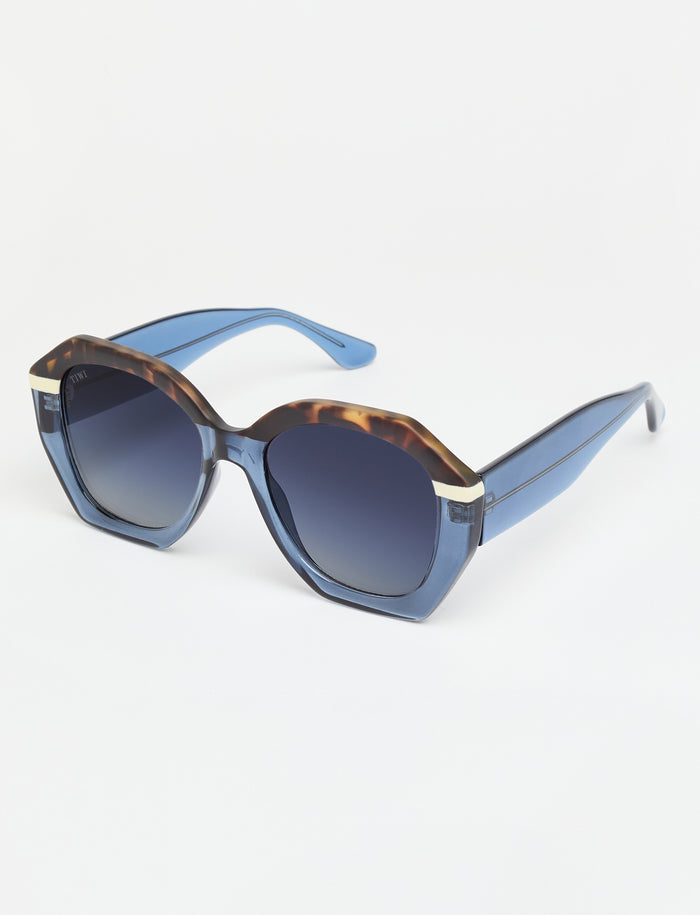 tiwi VEGA Tricolor Vintage Tortoise/Blue/Beige Libre de impuestos