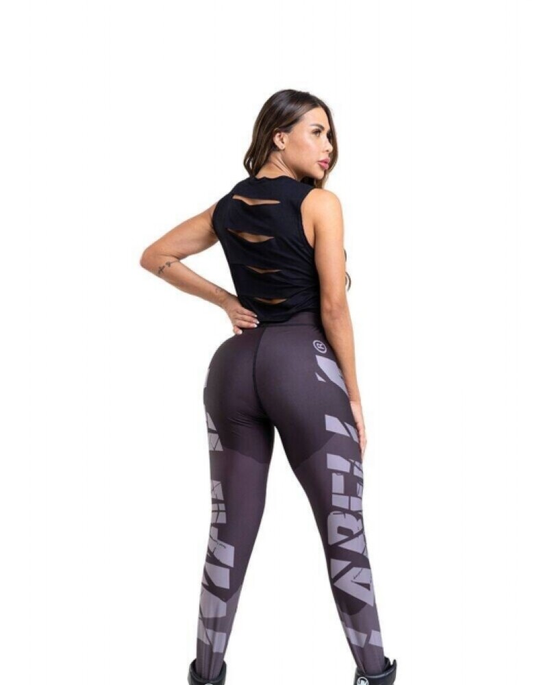 viceversa MUSCULOSA DE COLOR NEGRO BY LBM Venta caliente