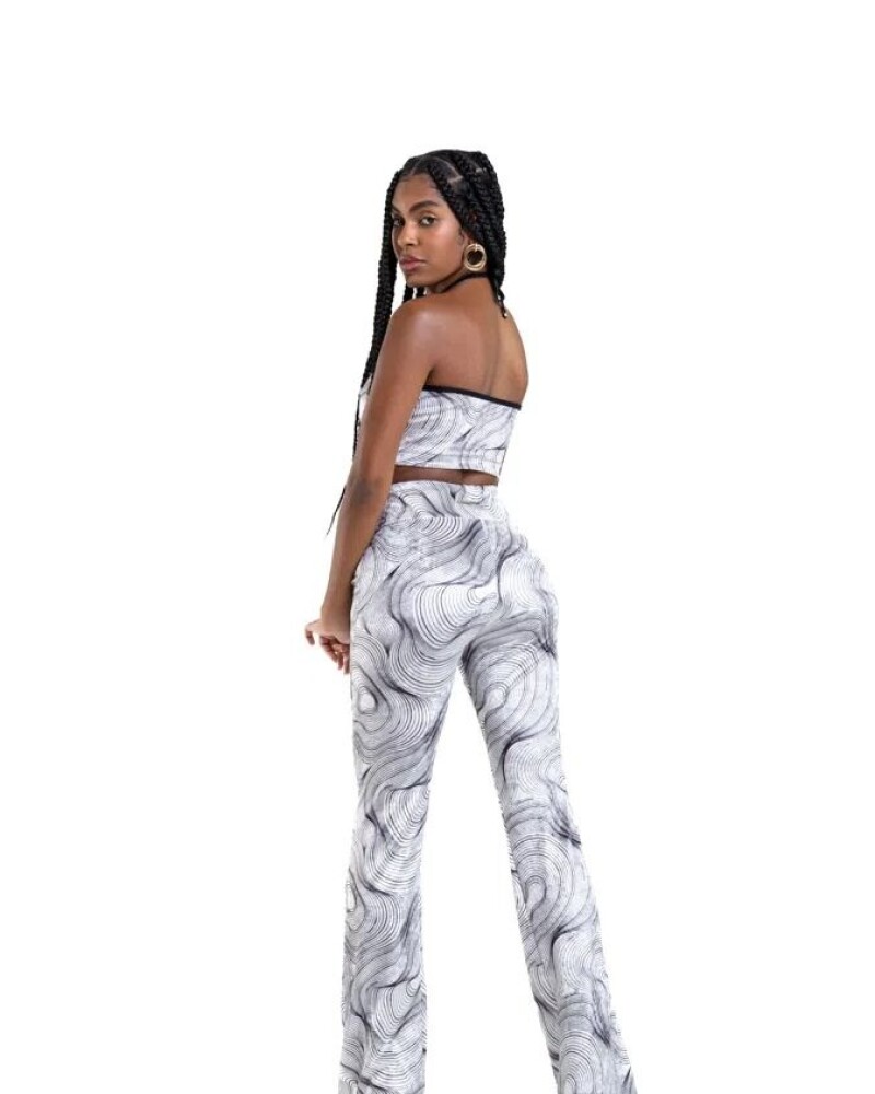 viceversa CONJUNTO TOP Y PANTALON COLOR ESTAMPADO BY LA BELLAMAFIA Promoción trimestral