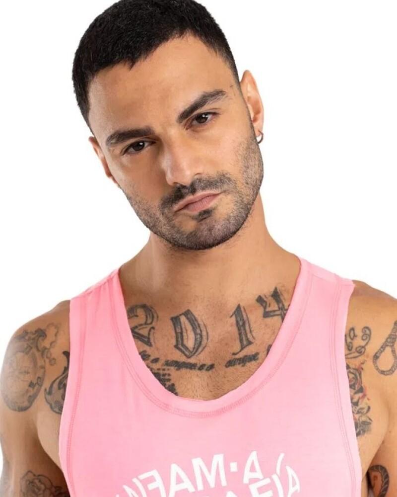 viceversa MUSCULOSA COLOR ROSADO BY LA MAFIA Envío internacional gratuito