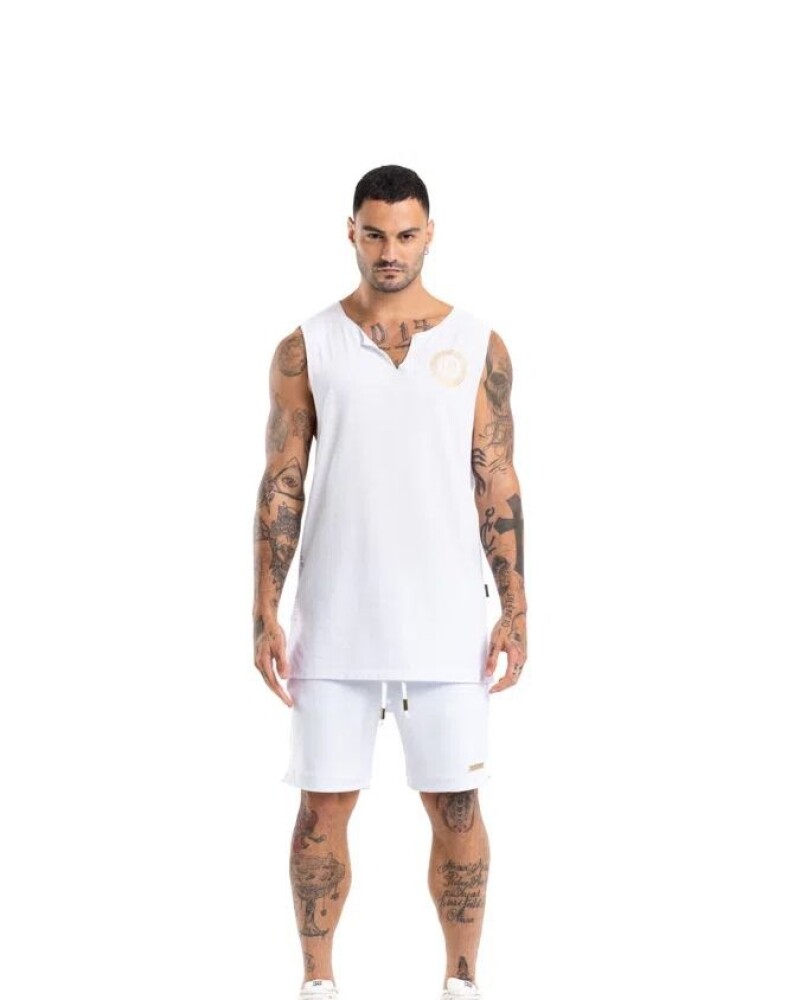 viceversa MUSCULOSA COLOR BLANCO DE ALGODON BY LA MAFIA Limitado a 3 días