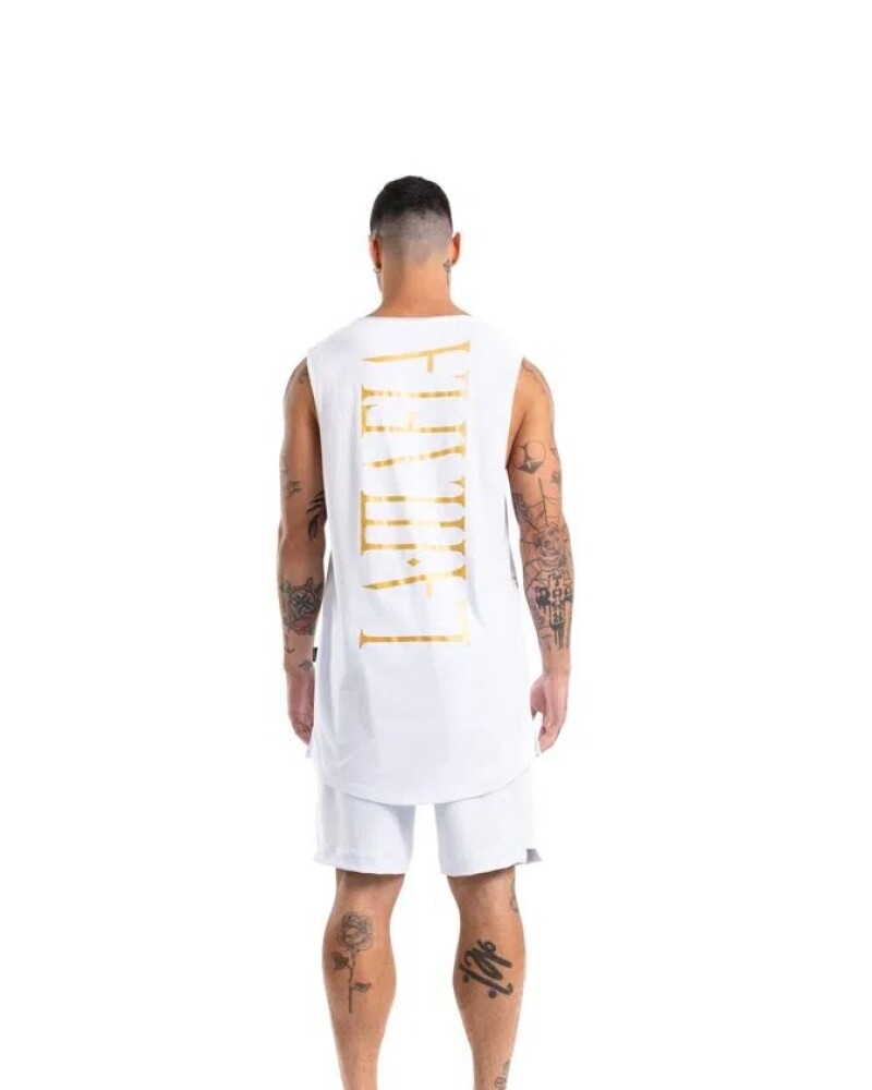 viceversa MUSCULOSA COLOR BLANCO DE ALGODON BY LA MAFIA Limitado a 3 días