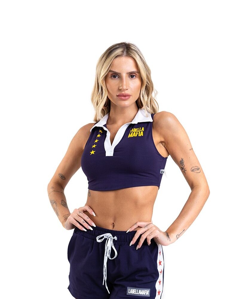viceversa MUSCULOSA AZUL BY LBM Precio de fábrica