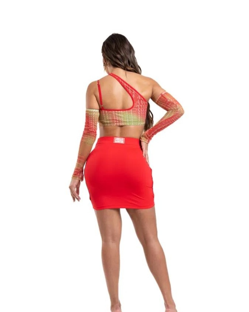 viceversa TOP CON GUANTES ESTAMPADO BY LABELLAMAFIA Oferta especial de fábrica