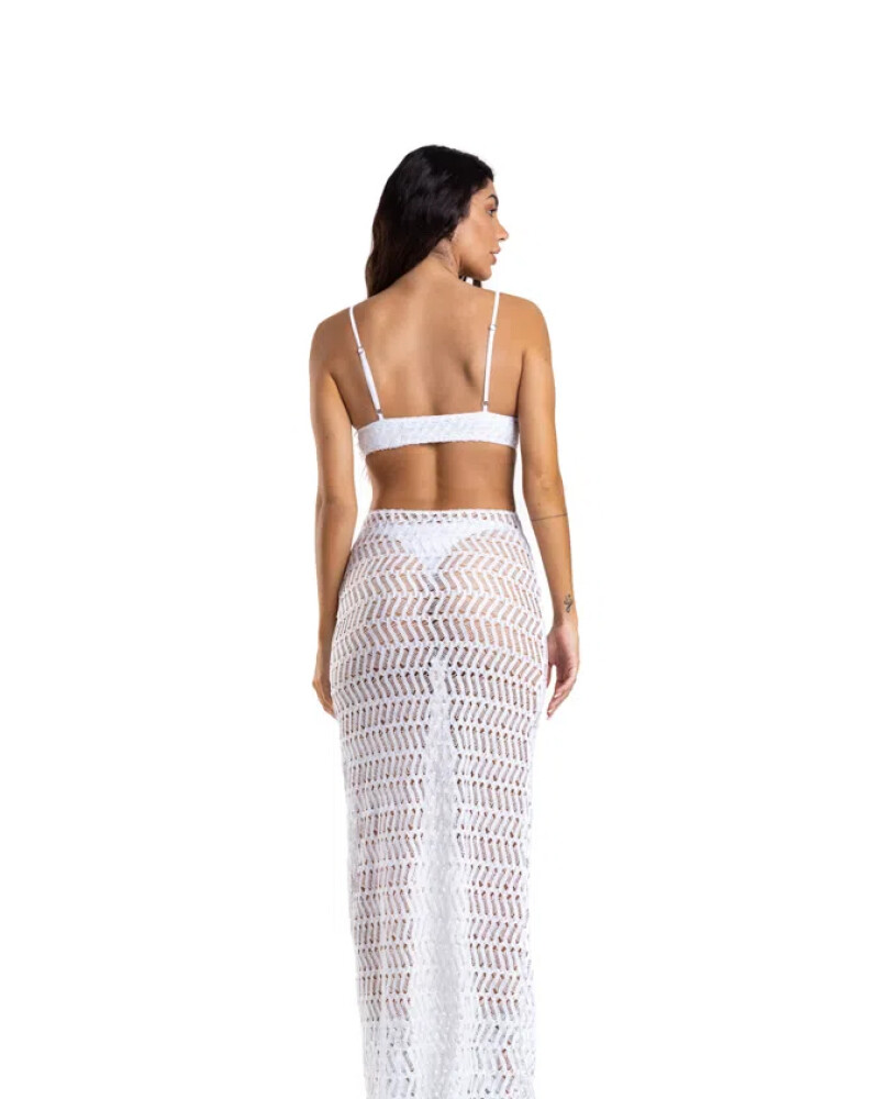 viceversa VESTIDO COLOR BLANCO BY LA BELLAMAFIA Liquidación