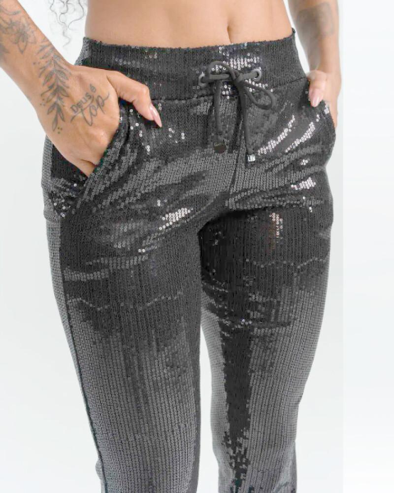 viceversa PANTALóN NEGRO BRILLANTE Los más vendidos
