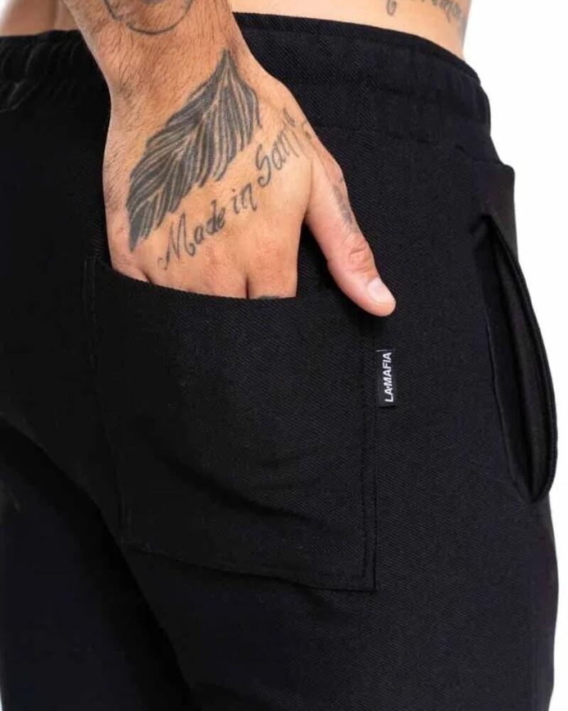 viceversa PANTALON COLOR NEGRO ELASTIZADO BY LA MAFIA Ventas relámpago