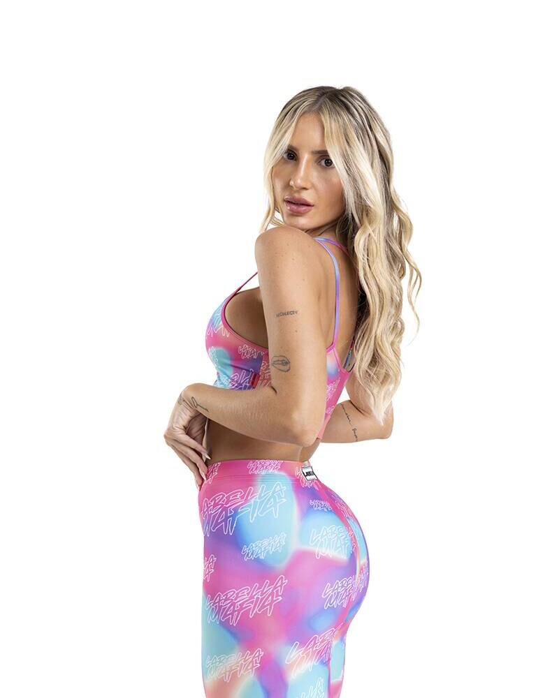 viceversa CONJUNTO DE TOP Y LEGGING ESTAMPADO BY LBM Rebajas top