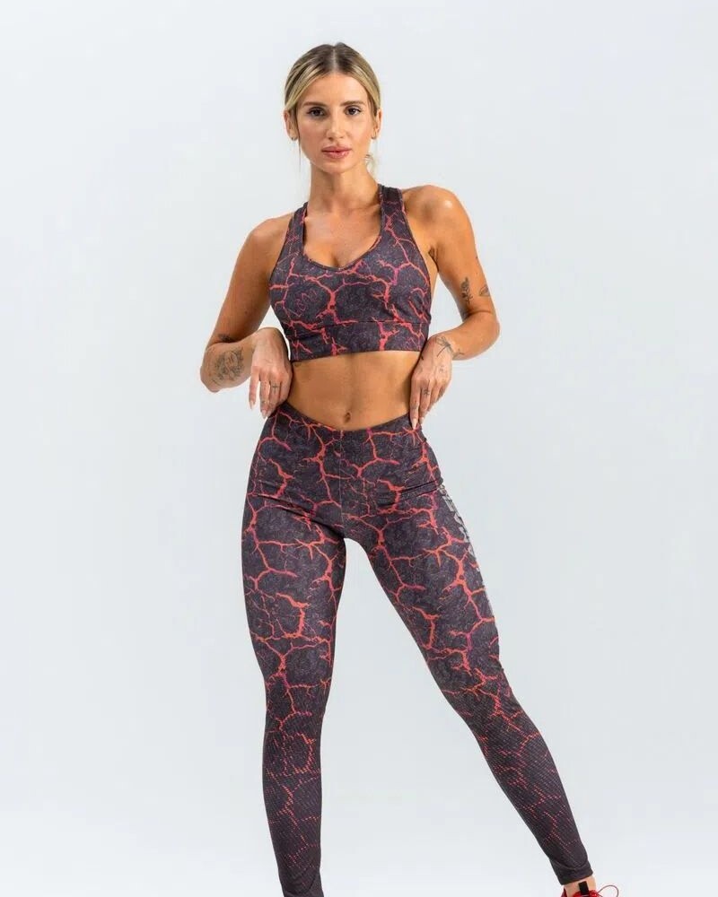 viceversa CONJUNTO TOP Y LEGGING ESTAMPADO LBM Envío gratis