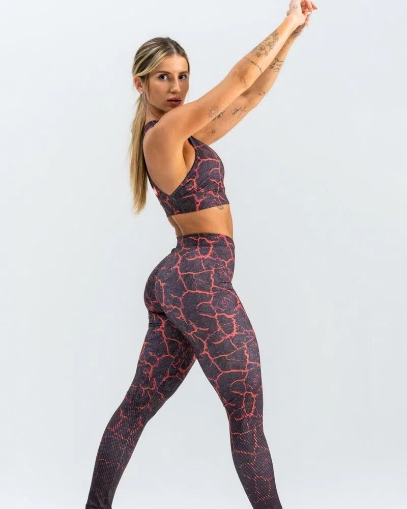 viceversa CONJUNTO TOP Y LEGGING ESTAMPADO LBM Envío gratis