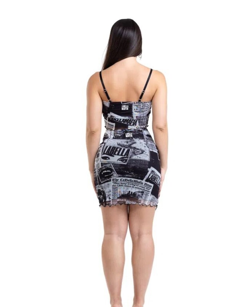viceversa CONJUNTO TOP Y POLLERA ESTAMPADO LBM Oferta especial