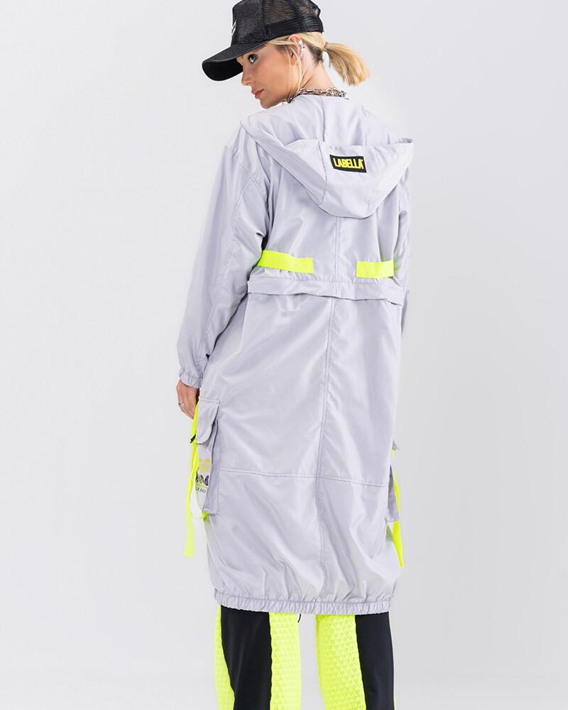 viceversa CHAQUETA LARGA GRIS Promoción trimestral