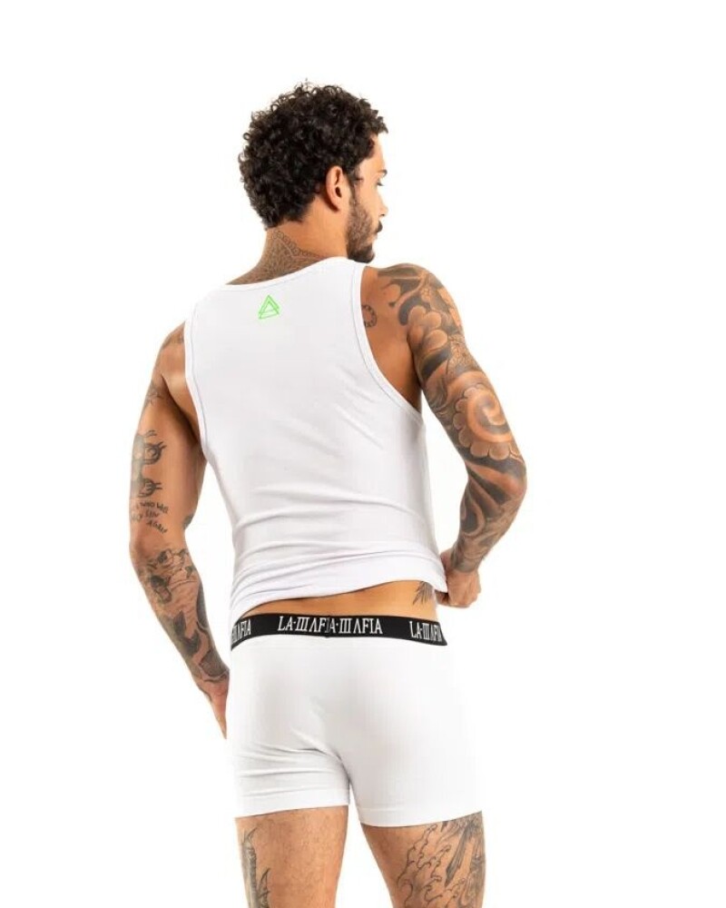 viceversa CONJUNTO MUSCULOSA Y BóXER BLANCO Descuento por venta flash