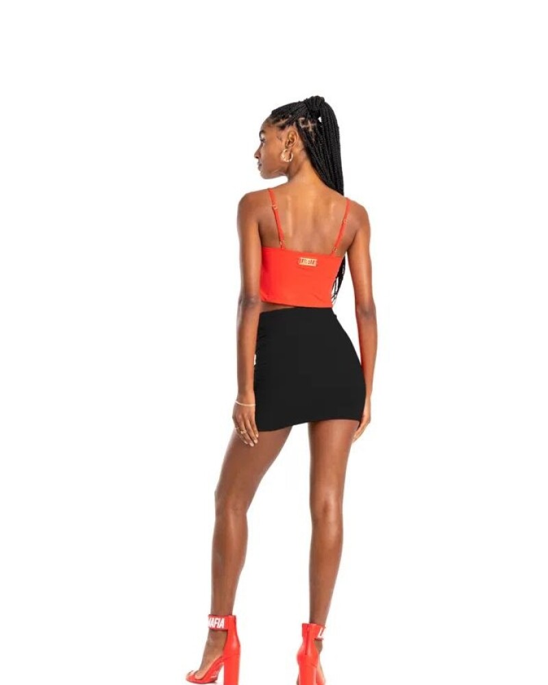 viceversa FALDA DELIRIUM NEGRO Rebajas