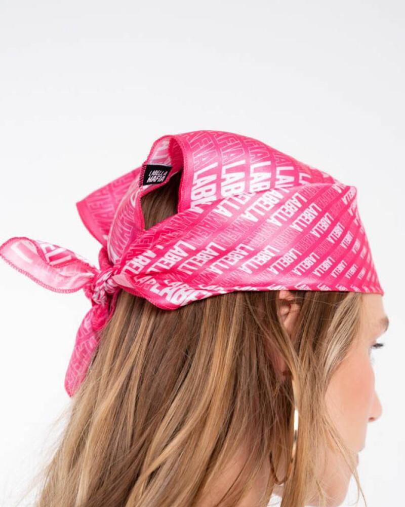 viceversa PAñUELO ESTAMPADO ROSADO Último día