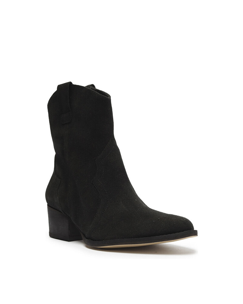 viceversa BOTAS VAQUERAS NEGRAS EN PIEL SERRAJE Outlet online