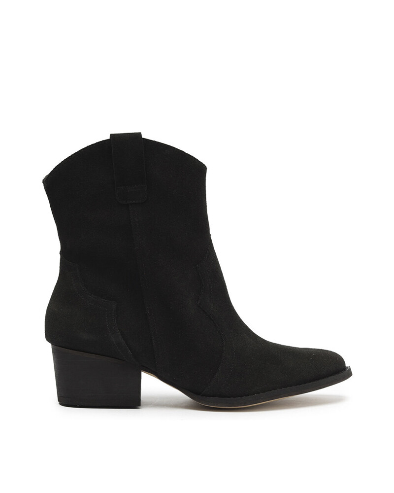 viceversa BOTAS VAQUERAS NEGRAS EN PIEL SERRAJE Outlet online