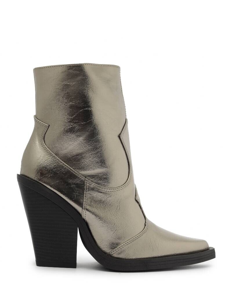 viceversa BOTA TEJANA CORTA COLOR PLATEADO En oferta