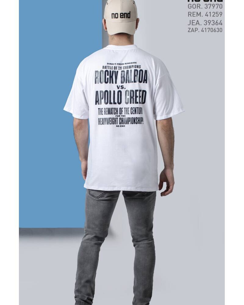 viceversa REMERA OVERSIZE ROCKY BALBOA Superdescuento